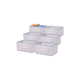 Myntra Elegant Homes Grey 6 Pieces Regular Drawer Storage Organiser-image-23