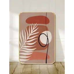 Myntra Elegant Homes Grey & White 1 Piece Wood Floral and Botanical Wall Paintings-picture-12