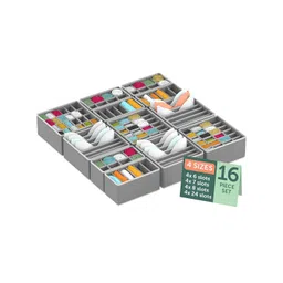 Myntra Elegant Homes Grey Set of 6 Regular Multi-Utility Organisers-picture-25