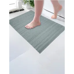 Myntra Elegant Homes Grey Textured 110 GSM Anti SkidBathRugs-picture-22