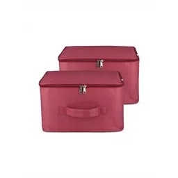 Myntra Elegant Homes Maroon 2 Pieces Waterproof Regular Multi-Utility Organisers-picture-12