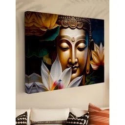 Myntra Elegant Homes Multicoloured 1 Piece Canvas Wall Paintings-picture-29