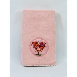 Myntra Elegant Homes Peach Printed Cotton 500 GSM Bath Towel-picture-15