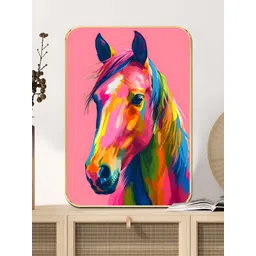 Myntra Elegant Homes Pink & Blue 1 Piece Wood Birds and Animals Wall Paintings-image-46