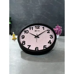 Myntra Elegant Homes Pink Printed Analogue Round Contemporary Sweep Silent Wall Clock-picture-26