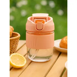 Myntra Elegant Homes Pink Textured Glass Tumbler 350 ml-picture-10