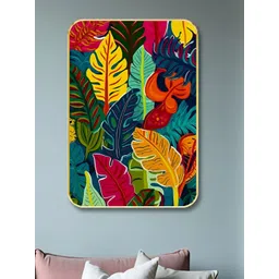Myntra Elegant Homes Red & Pink Wood Floral and Botanical Wall Art-picture-21