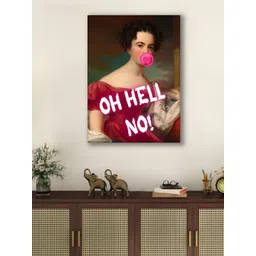 Myntra Elegant Homes Red & White 1 Piece Canvas Other Wall Paintings-picture-35