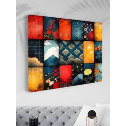 Myntra Elegant Homes Red & Yellow 1 Piece Canvas Other Wall Paintings-picture-27