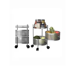 Myntra Elegant Homes Silver-Toned Set of 2 Regular Multi-Utility Organisers-picture-37