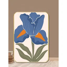 Myntra Elegant Homes White & Blue 1 Piece Wood Floral and Botanical Wall Paintings-picture-27
