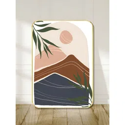 Myntra Elegant Homes White & Blue 1 Piece Wood Other Wall Paintings-picture-26