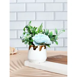 Myntra Elegant Homes White & Green Ivy Artificial Plant With Pot-picture-32