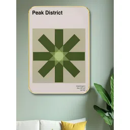 Myntra Elegant Homes White & Green Wood Abstract Wall Art-picture-35