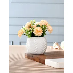 Myntra Elegant Homes White & Orange Ivy Artificial Plant With Pot-picture-33