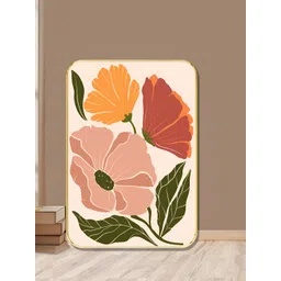 Myntra Elegant Homes White & Pink 1 Piece Wood Floral and Botanical Wall Paintings-picture-37