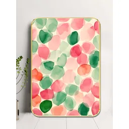 Myntra Elegant Homes White & Pink Printed Abstract Watercolour Sparkle Wooden Wall Art-picture-20