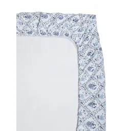 Myntra Elegant Homes White Printed 300 TC Fitted King Double Bedsheet Set 2.50m x 2.25m-picture-10