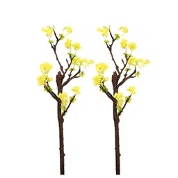 Myntra Elegant Homes Yellow 2 Pieces Begonia Artificial Flower-picture-18