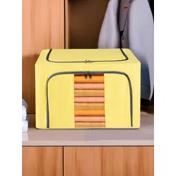 Myntra Elegant Homes Yellow & Grey Waterproof Parachute Cloth Storage-picture-29