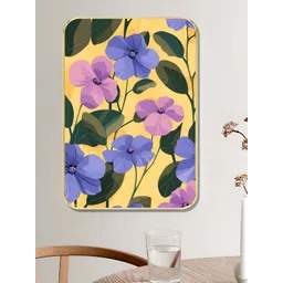 Myntra Elegant Homes Yellow & Purple Floral & Botanical Printed Wall Art-picture-15