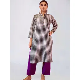 myplusfashion Women Plus Size Ethnic Straight Palazzos-picture-30