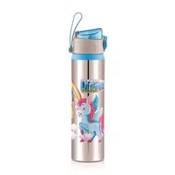 MyPro Blue & Grey Single Stainless Steel Cartoon Characters Single Wall Vacuum Water Bottle-picture-10