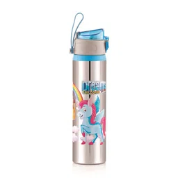 MyPro Blue & Grey Single Stainless Steel Cartoon Characters Single Wall Vacuum Water Bottle-picture-38