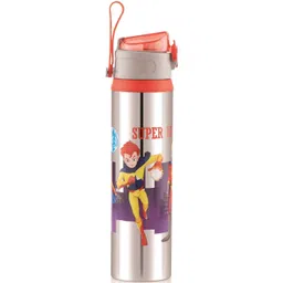 MyPro Red & Grey Single Stainless Steel Cartoon Characters Single Wall Vacuum Water Bottle-picture-56