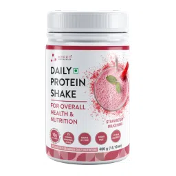 Mypro Sport Nutrition Daily Protein Shake 118 kcal Calories, 25 Vitamin -Serving -40- For Men & Women Strawberry Milk Shake Flavor-image-49