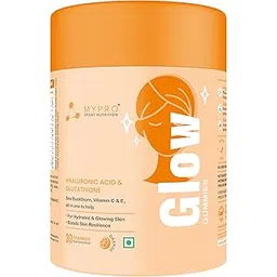 Mypro Sport Nutrition Glow Skin Gummeis | with Glutathione&hyaluronic Acid,sea Buckthorn,vitamin C & E | to Support Healthier&youthful Skin Health | Natural Orange Flavoured for Men&women-30 Gummies-image-7