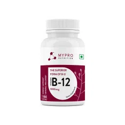MYPRO SPORT NUTRITION Vitamin B12 Methylcobalamin 1000 mcg Veg Capsules For Men & Women-image-1
