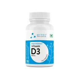 MYPRO SPORT NUTRITION Vitamin D3, 400 IU Veg Capsules For Men And Women-image-2