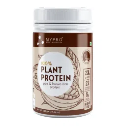 Mypro Sport Nutrition Plant Protein Powder Pea & Brown Rice Protein (23g protein,22 Vitamins & minerals,5g BCAA) Plant Based Vegan Protein Supplement For Men & Women-image-6