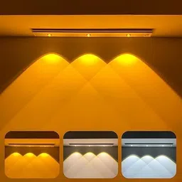 myrra LED Under Cabinet Lights, Motion Sensor, Rechargeable,Wireless, 3 Color Stick-On 1200 W 12.6 cm Tube Light-picture-35