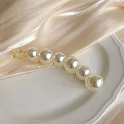 MYSELF Pearl Hair Clips Banana Clips for Women-picture-41