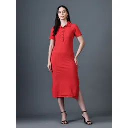 Myshka Crepe A-Line Dress-picture-52