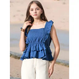 Myshka Girls Cotton Tops-picture-23