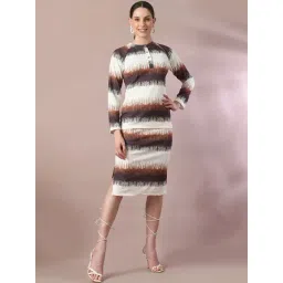 Myshka Multicolored Printed Bodycon Skirt-picture-43