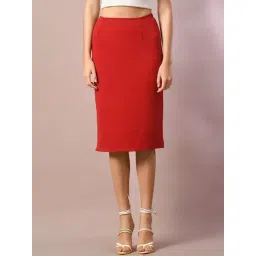 Myshka Red Bodycon Skirt-picture-25