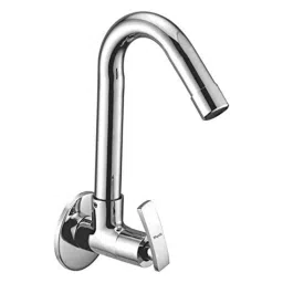 Mysis M-DE-13 Desire Brass Chrome Finish Sink Cock with Swivel Spout image 1