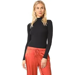 mystify High Turtle Neck Fullsleeve Ribbed Tops for Women-picture-37