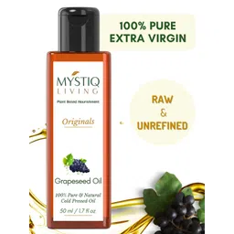 MYSTIQ LIVING Cold Pressed Grapeseed Oil - 50 ml-picture-24