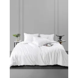 mytrident MyMytrident Nectarsoft King Bedsheet, 600 TC, 100% Cotton, White-picture-28