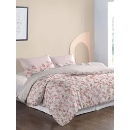 MYTRIDENT Orange & White Pure Cotton Mild Winter Double King Bedding With 2 Pillow Covers-picture-33