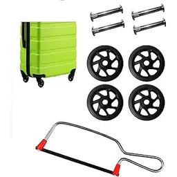 MyViradi Luggage Wheels Only for Replacement and Repair Safari, Skybag, Amrican Tourister Luggage Parts, 4 Pieces ((Black 4 cm Wheels + Tools))-picture-19