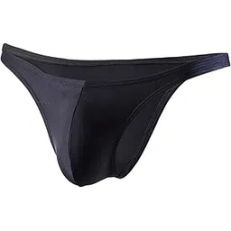 myza Men's Modal G-String Thong Bikini Brief (Pack of 1) (RIOE-ML-BK-ALL-MIX_Black_M)-picture-37