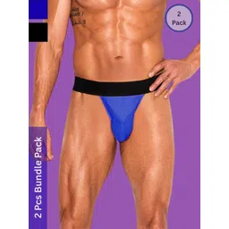 MYZA Pack of 2 Mid-Rise Thongs Briefs-picture-19