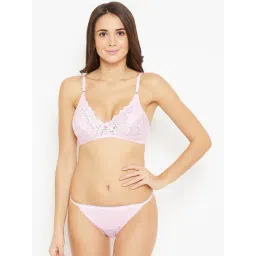 N-Gal Light Pink Lace Bra & Panty Set-picture-12