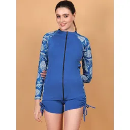 N-Gal Printed Round Neck Swim Top-picture-25